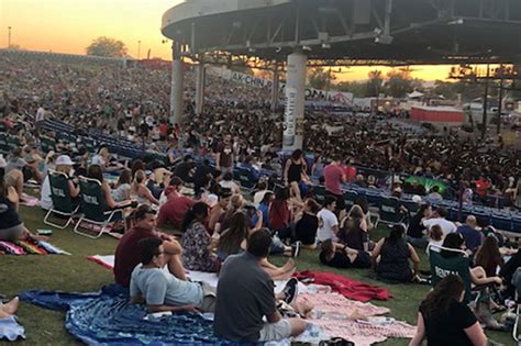These are widely regarded as some of the best seats in the venue. . Talking stick resort amphitheatre lawn